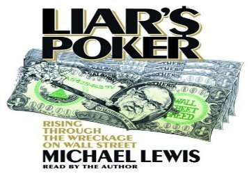 [+][PDF] TOP TREND Liar s Poker: Rising Through the Wreckage on Wall Street  [DOWNLOAD] 