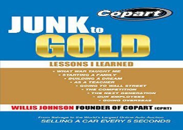 [+][PDF] TOP TREND Junk to Gold: From Salvage to the World s Largest Online Auto Auction  [READ] 