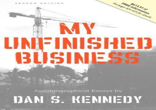 [+][PDF] TOP TREND My Unfinished Business  [NEWS]