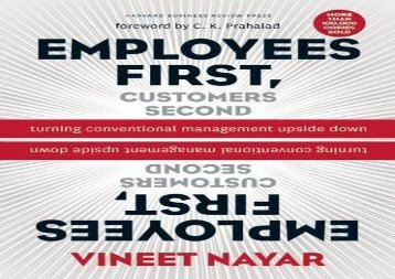 [+]The best book of the month Employees First, Customers Second: Turning Conventional Management Upside Down [PDF] 