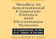 [+]The best book of the month Studies in International Corporate Finance and Governance Systems: A Comparison of the U.S, Japan, Europe: A Comparison of the US, Japan and Europe  [FULL] 