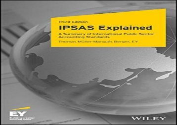 [+]The best book of the month IPSAS Explained: A Summary of International Public Sector Accounting Standards  [READ] 