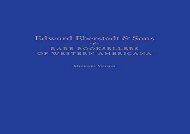 [+][PDF] TOP TREND Edward Eberstadt and Sons: Rare Booksellers of Western Americana  [READ] 