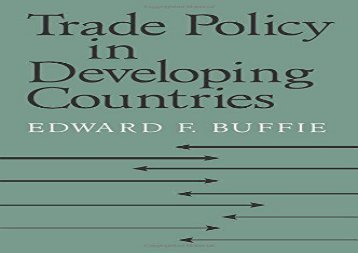 [+][PDF] TOP TREND Trade Policy in Developing Countries  [DOWNLOAD] 