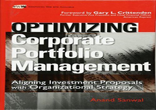 [+][PDF] TOP TREND Portfolio Management: Aligning Investment Proposals with Organizational Strategy  [NEWS]