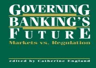 [+]The best book of the month Governing Banking s Future: Markets vs. Regulation (Innovations in Financial Markets and Institutions)  [NEWS]