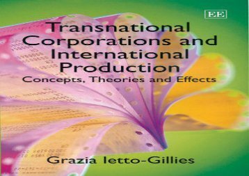 [+][PDF] TOP TREND Transnational Corporations and International Production: Concepts, Theories and Effects  [DOWNLOAD] 