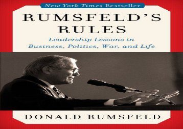 [+][PDF] TOP TREND Rumsfeld s Rules [PDF] 