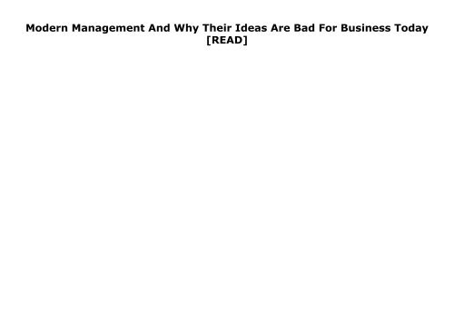 [+]The best book of the month False Prophets: The Gurus Who Created Modern Management And Why Their Ideas Are Bad For Business Today  [READ] 