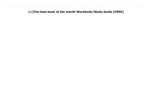 [+]The best book of the month Workbook/Study Guide  [FREE] 