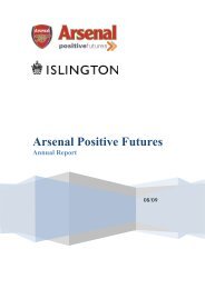 Arsenal Positive Futures at a Glance - Arsenal.com