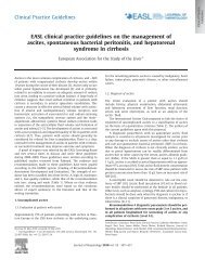 EASL clinical practice guidelines on the management of ascites ...