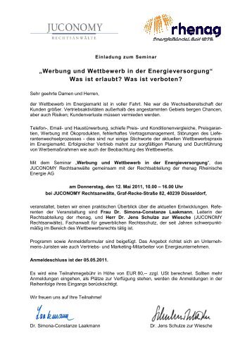 Werbung und Wettbewerb in der Energieversorgung - Juconomy ...