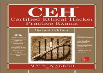 [+][PDF] TOP TREND CEH Certified Ethical Hacker Practice Exams, Second Edition (All-in-One Series)  [NEWS]