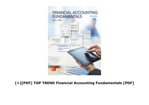 [+][PDF] TOP TREND Financial Accounting Fundamentals [PDF] 