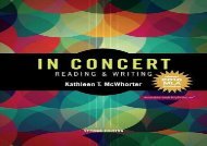 [+]The best book of the month In Concert: An Integrated Approach to Reading and Writing, MLA Update  [DOWNLOAD] 