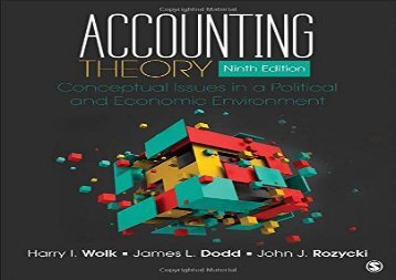 [+]The best book of the month Accounting Theory: Conceptual Issues in a Political and Economic Environment  [DOWNLOAD] 