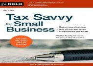 [+][PDF] TOP TREND Tax Savvy for Small Business  [READ] 
