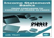 [+][PDF] TOP TREND Income Statement Basics: From Confusion to Comfort in Under 30 Pages: Volume 2 (Financial Statement Basics) [PDF] 