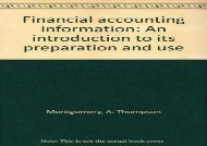 [+][PDF] TOP TREND Financial accounting information: An introduction to its preparation and use [PDF] 