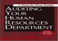 [+]The best book of the month How to Audit Your Human Resources Department: A Step-by-Step Guide (Looseleaf/CD)  [READ] 