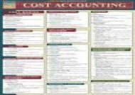 [+]The best book of the month Cost Accounting: Reference Guide (Quickstudy: Business)  [DOWNLOAD] 