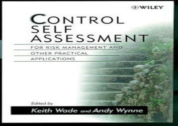 [+][PDF] TOP TREND Control Self Assessment : For Risk Management and Other Practical Applications  [NEWS]