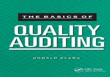 [+][PDF] TOP TREND The Basics of Quality Auditing  [NEWS]