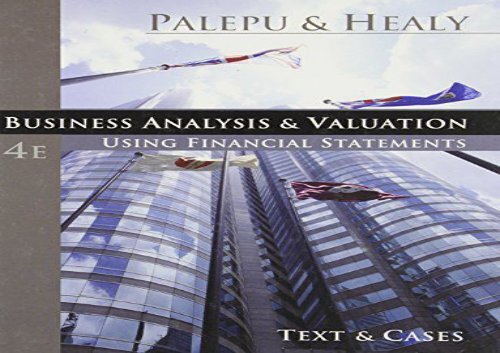 [+][PDF] TOP TREND Business Analysis and Valuation: Using Financial Statements, Text and Cases  [FULL] 