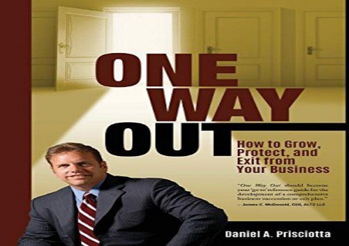 [+]The best book of the month One Way Out: How to Grow, Protect, and Exit from Your Business  [NEWS]