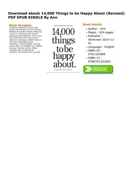 14000 things to be happy about pdf download free mc launcher