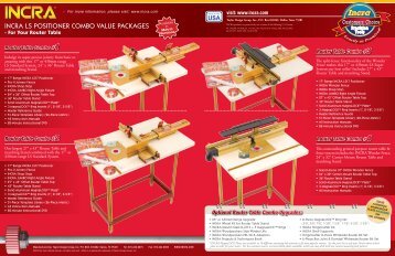 INCRA LS POSITIONER COMBO VALUE PACKAGES