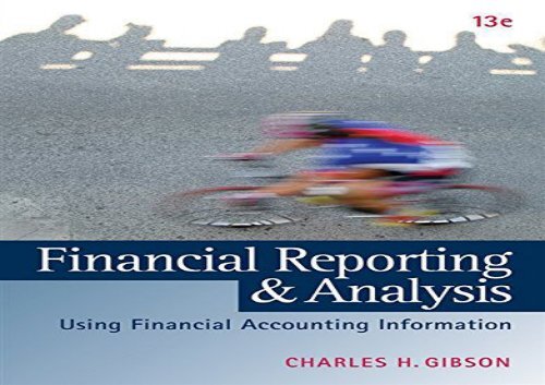 [+][PDF] TOP TREND Financial Reporting and Analysis (with Thomsonone Printed Access Card)  [FREE] 