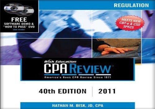 [+][PDF] TOP TREND Bisk Comprehensive CPA Review: Regulation [With CDROM and DVD] [PDF] 