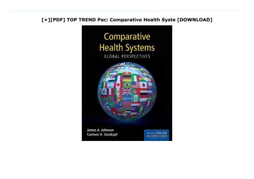 [+][PDF] TOP TREND Pac: Comparative Health Syste  [DOWNLOAD] 