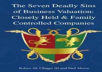 [+]The best book of the month The Seven Deadly Sins of Business Valuation: Closely Held   Family Controlled Companies  [FULL] 