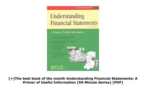 [+]The best book of the month Understanding Financial Statements: A Primer of Useful Information (50-Minute Series) [PDF] 