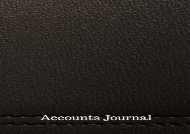 [+][PDF] TOP TREND Accounts Journal: Account Journal : General Notebook With Columns For Date, Description, Reference, Credit, And Debit. Paper Book Pad with 100 Record Pages 8.5 In By 11 In  [NEWS]