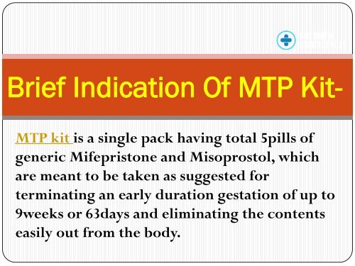 MTP KIT For Safe And Pain-Free Abortion At Home