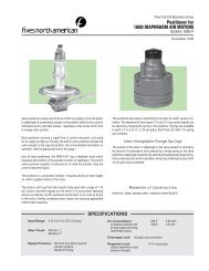 Positioner for 1600 DIAPHRAGM AIR MOTORS - Fives North ...