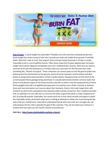 Keto X Factor - It Increase The Burning Of Fat For Energy