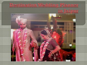 Destination Wedding Planner in Jaipur