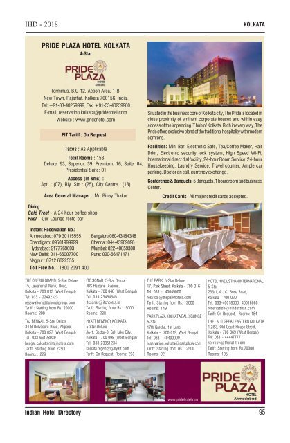 IHD-Indian Hotel Directory 2018