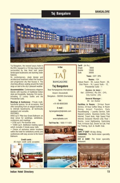 IHD-Indian Hotel Directory 2018