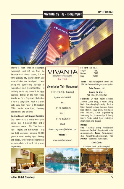 IHD-Indian Hotel Directory 2018