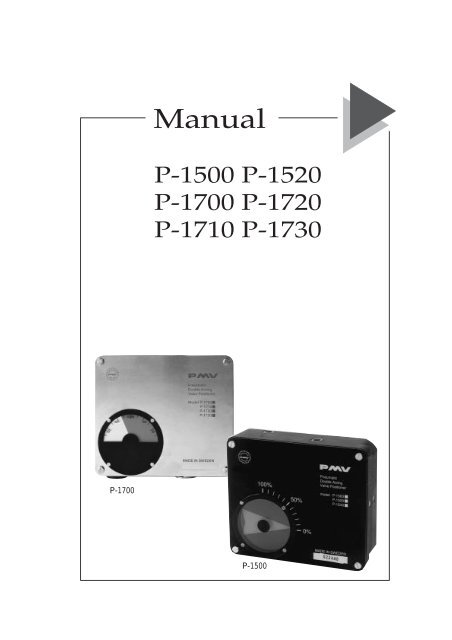 Manual - PMV Positioners