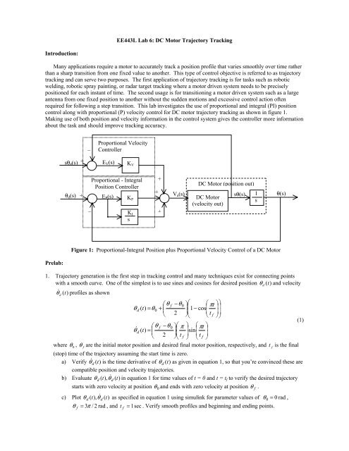 EE443L Lab 5: DC Motor Position Control