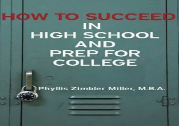 [+][PDF] TOP TREND How to Succeed in High School and Prep for College: Volume 1  [FULL] 