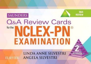 [+][PDF] TOP TREND Saunders Q A Review Cards for the NCLEX-PN Examination, 2e  [FREE] 
