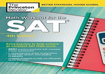 [+]The best book of the month Math Workout for the SAT (College Test Prep)  [READ] 